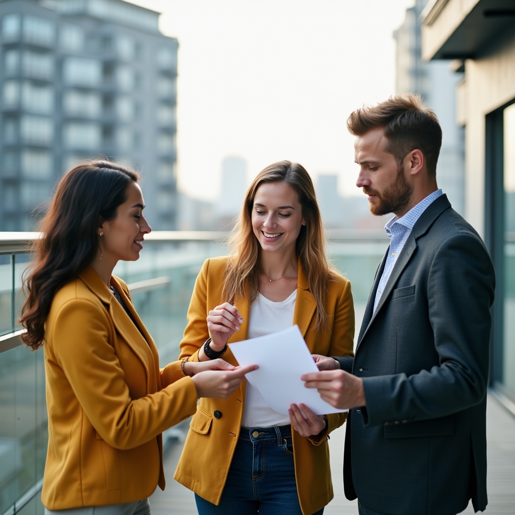 Echipă de profesioniști în discuție constructivă